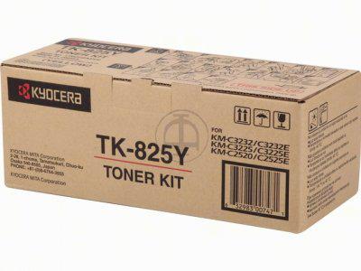 TK825Y - TONER GIALLO TK825Y KM-C2520 SINGOL TK-825 Y Cartuccia Toner Giallo da 7.000 pagine in formato A4 con copertura del 5%