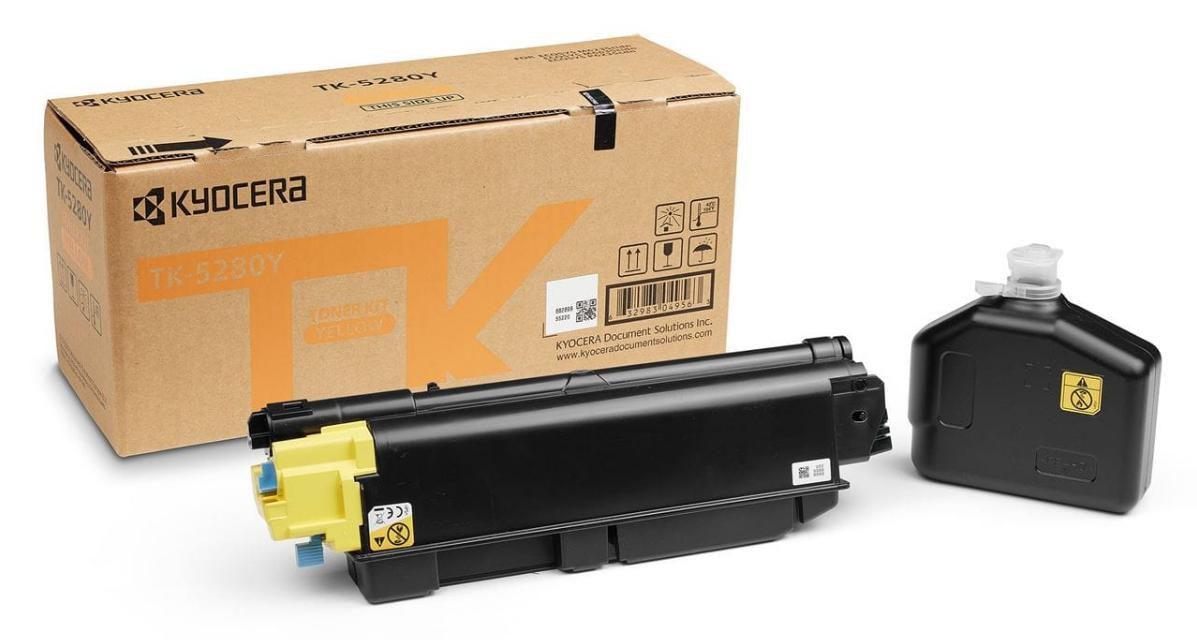 ORIGINAL Kyocera toner giallo TK-5280Y 1T02TWANL0 11000 Seiten