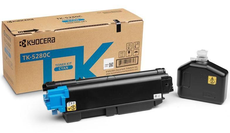 ORIGINAL Kyocera toner ciano TK-5280C 1T02TWCNL0 11000 Seiten