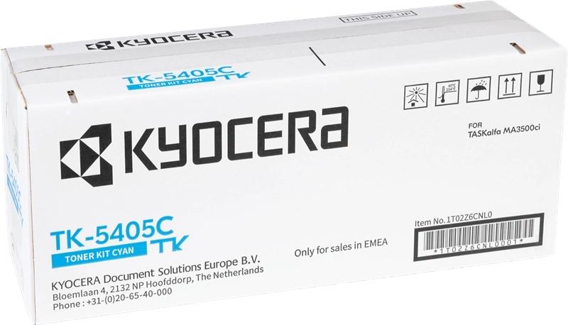 ORIGINAL Kyocera toner ciano TK-5405C 1T02Z6CNL0 10000 Seiten