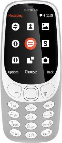 Nokia 3310 6,1 cm [2.4] Grigio Telefono cellulare basico (3310 DUAL SIM GREY 3310, Bar, - 6.1 cm [2.4], 2 3310, Bar, - 6.1 cm [