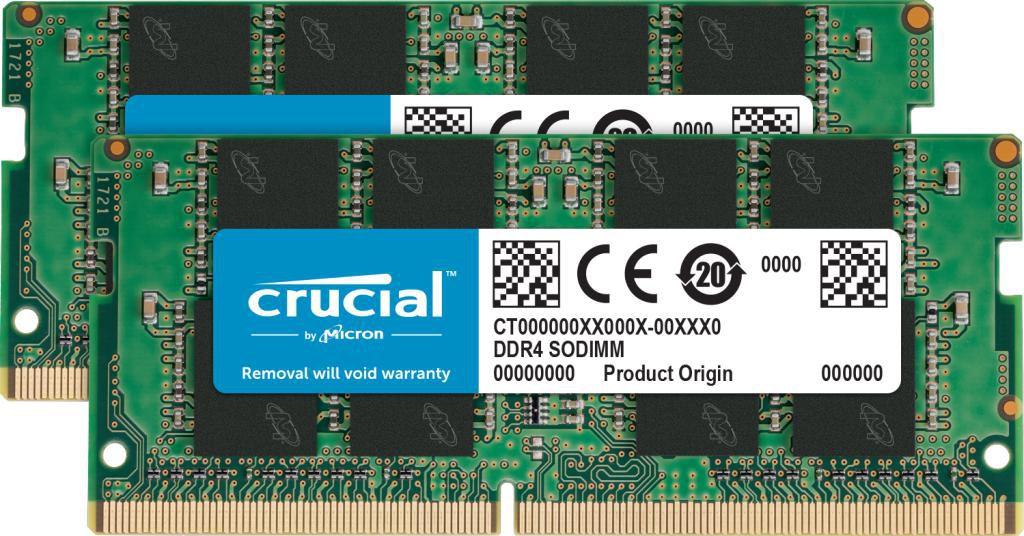 CRUCIAL 16GB KIT 8GBX2 DDR4-3200 SODIMM