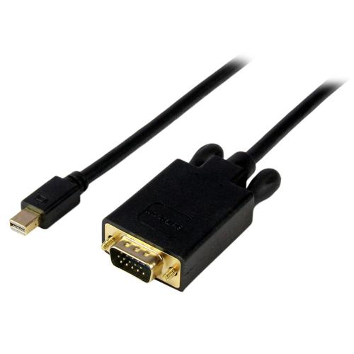 StarTech.com Cavo convertitore adattatore Mini DisplayPort a VGA da 1,8 m mDP a VGA 1920x1200 - Nero