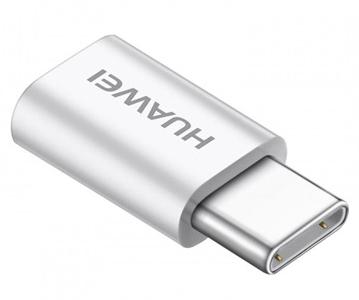 Huawei 4071259 adattatore per inversione del genere dei cavi MicroUSB USB 3.1 Type-C Bianco