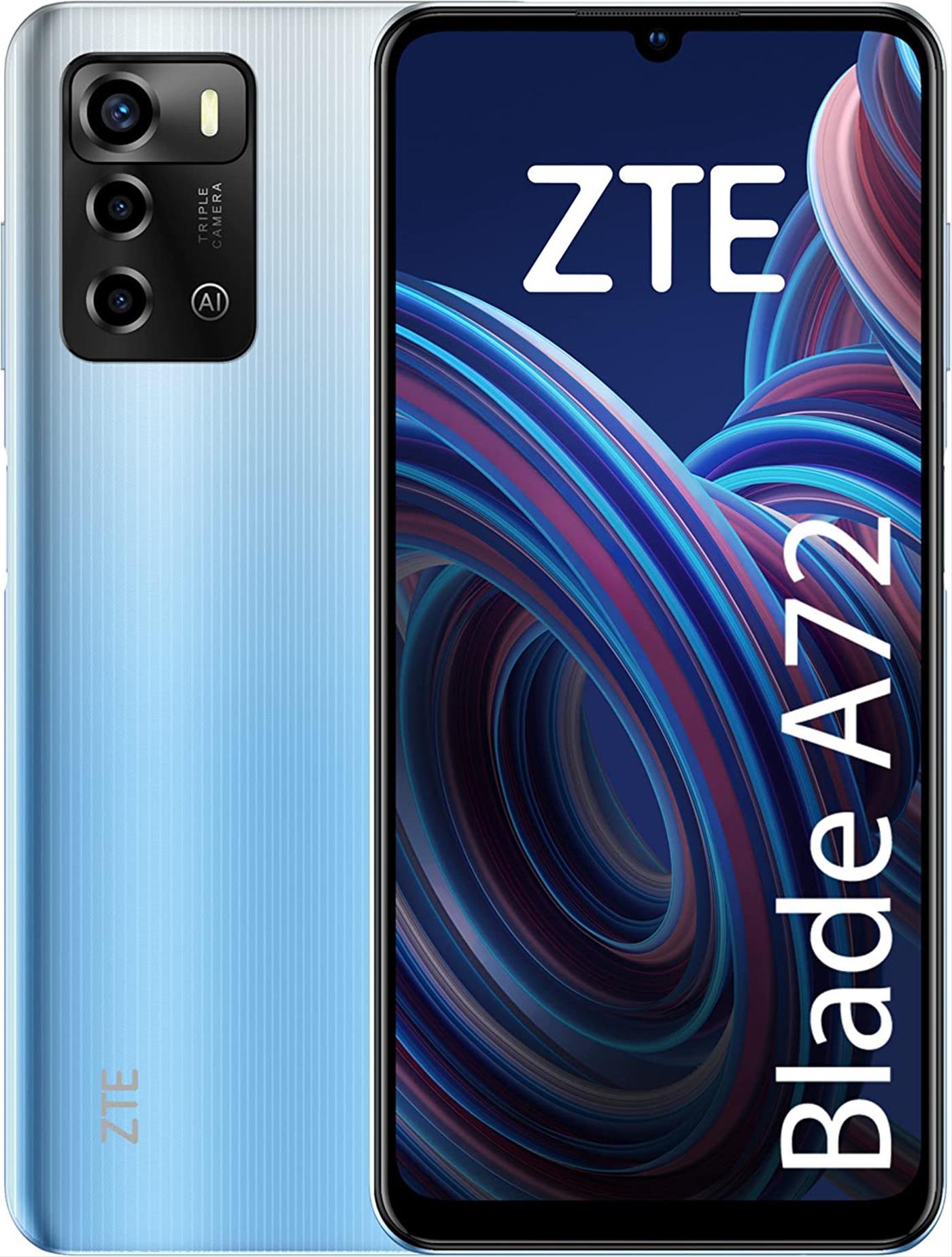 Smartphone ZTE ZTE Blade A72 6,74" 3 GB RAM 64 GB 13 MP + 5 MP Azzurro 64 GB 1 TB Octa Core 3 GB RAM 6,74"