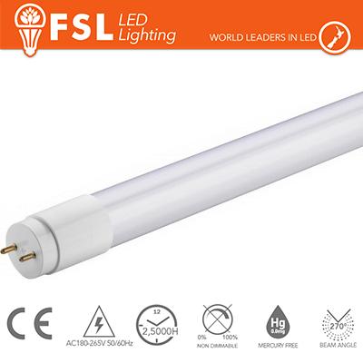 T8 LED Tubo Vetro - 24W 2150LM 3000K 150cm