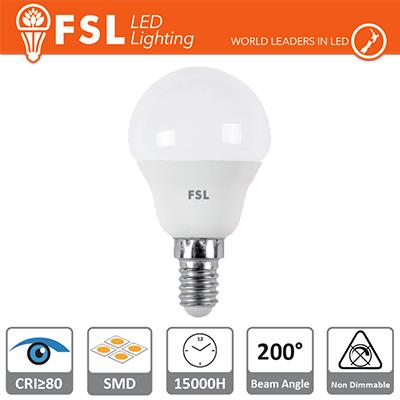 Lampada Sfera - 55W 3000K E14