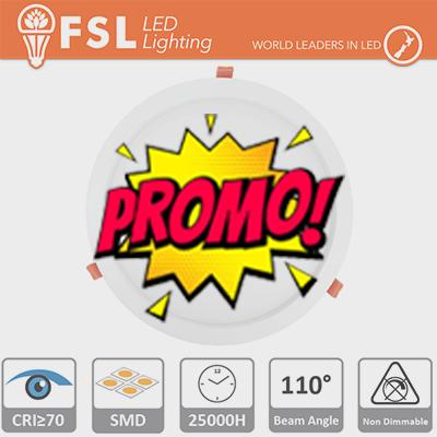 Downlight LED IP20 15W 6500K 1150LM 110 FORO180mm