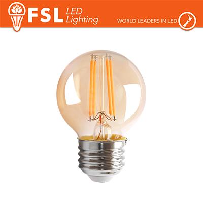 Lampada Sfera Filamento Ambra - 4W 2200K E27 330LM