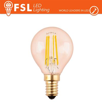 Lampada Sfera Filamento Ambra - 4W 2200K E14 330LM