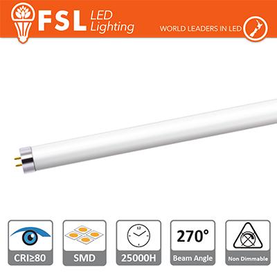 T5 LED Tubo Vetro - 12W 1000LM 4000K G5 PF0.5 Size870x21mm