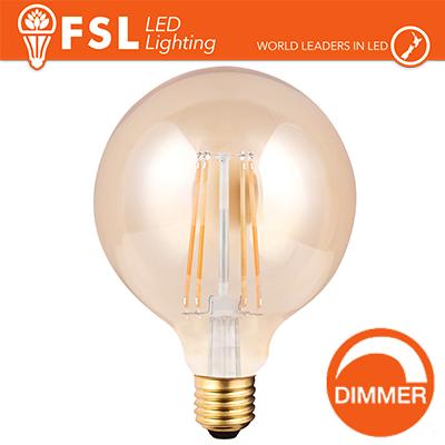 Lampada Globo Filamento Ambra 125cm - 8W E27 800LM DIMMER