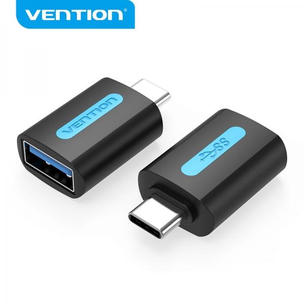 Vention CDUB0 adattatore per inversione del genere dei cavi USB C USB A Nero