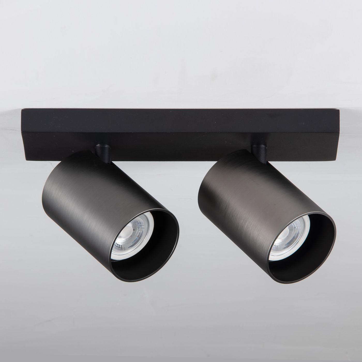 Smart Spotlight - [Color]-Black-2 Pack - Warranty: 24M