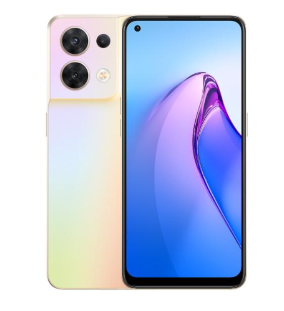 OPPO Reno 8 16,3 cm (6.4") Doppia SIM Android 12 5G USB tipo-C 8 GB 256 GB 4500 mAh Oro