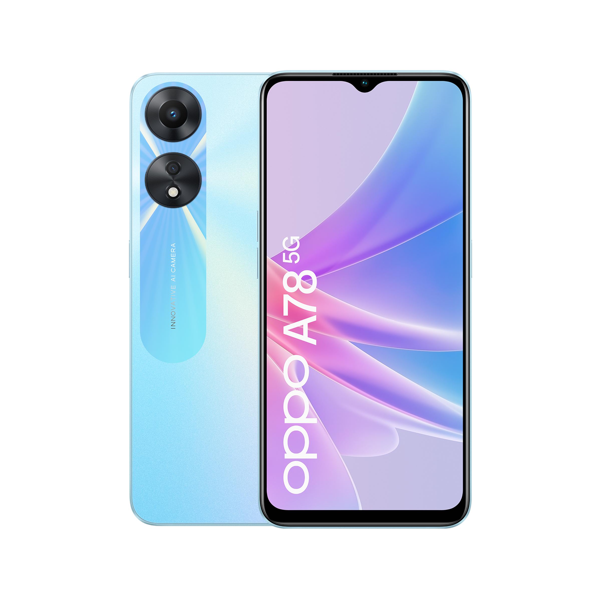 OPPO A78 5G 16,7 cm (6.56") Doppia SIM Android 13 USB tipo-C 4 GB 128 GB 5000 mAh Blu