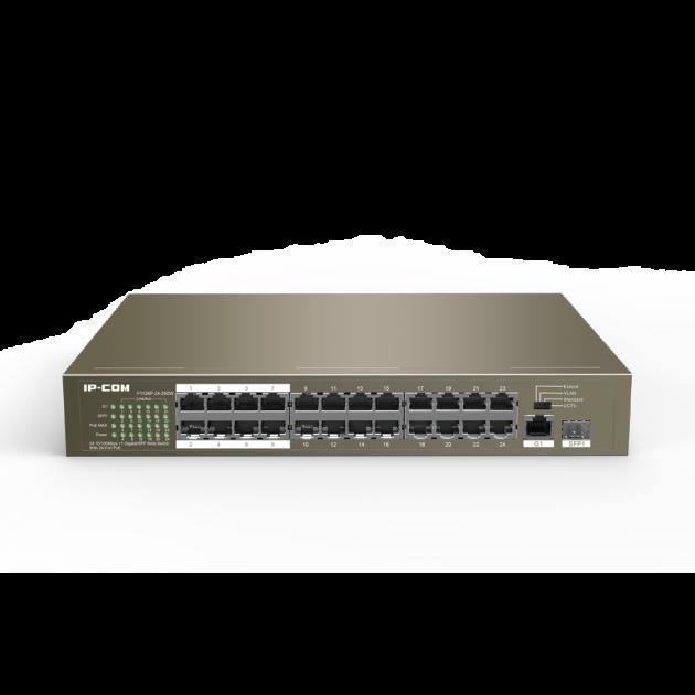 Tenda TEF1126P-24-250W Fast Ethernet [10/100] Supporto Power over Ethernet [PoE] 1U Grigio (Tenda TEF1126P-24-250W 24 Ports Eth