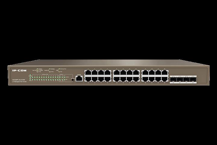 Switch PoE L3 Managed 24 porte Gbit 4 SFP G5328P-24-410W