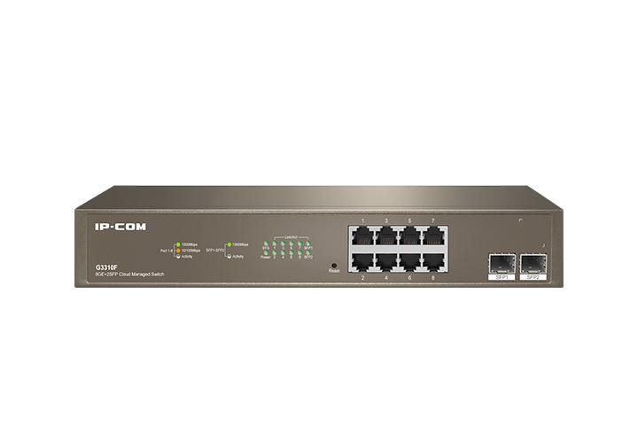 Switch Cloud Managed 8 port GE + 2 SFP - G3310F