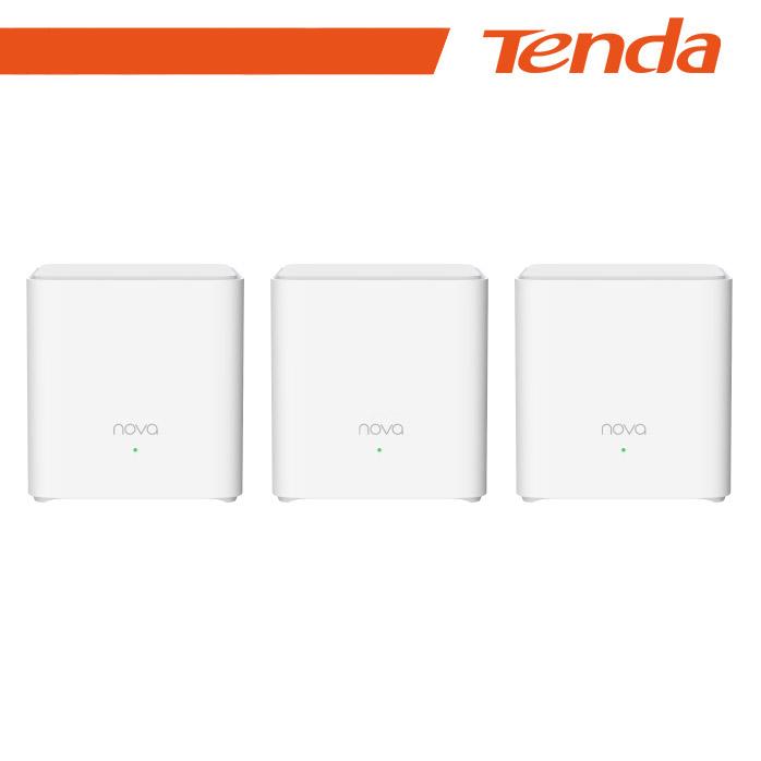 ROUTER TENDA NOVA EX3(3-pack) AX1500 DUAL BAND WIRELESS WI-FI 6 SISTEMA MESH Copertura fino a 300m