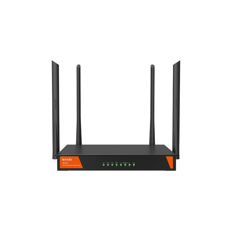 Tenda W15E 1200Mbps smart Router WiFi 11ac Internet cafe