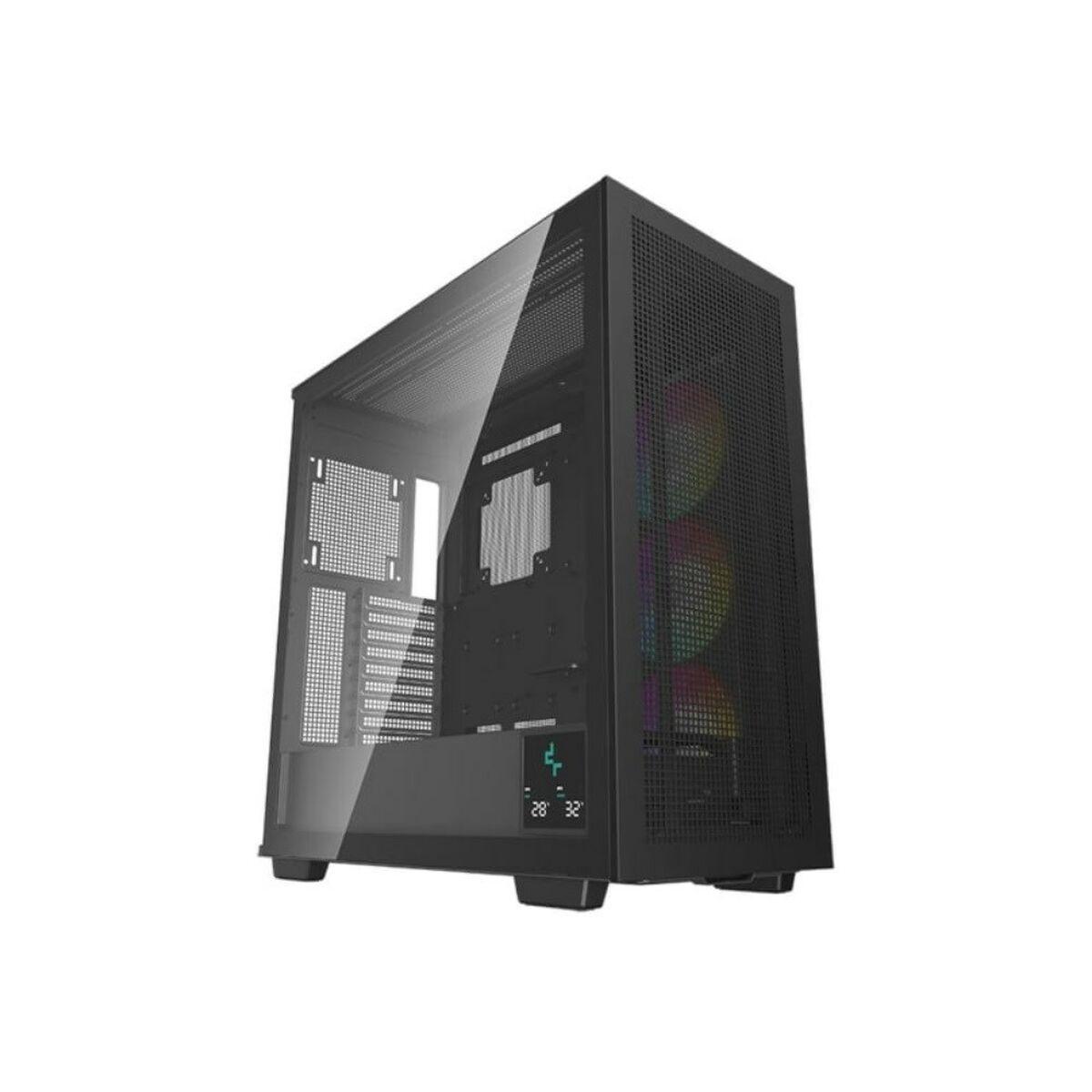 DeepCool Morpheus Tower Nero (DeepCool Morpheus Case, Gaming, Black, Full Tower, 4 x USB 3.0 / 1 x USB Type-C, Tempered Glass S