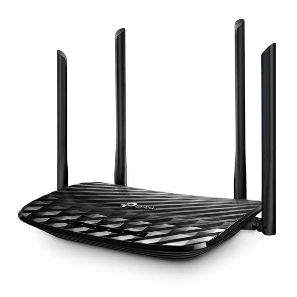 TP-Link Archer C6 v2 | WiFi Router | AC1200, MU-MIMO, Dual Band, 5x RJ45 1000Mb/s