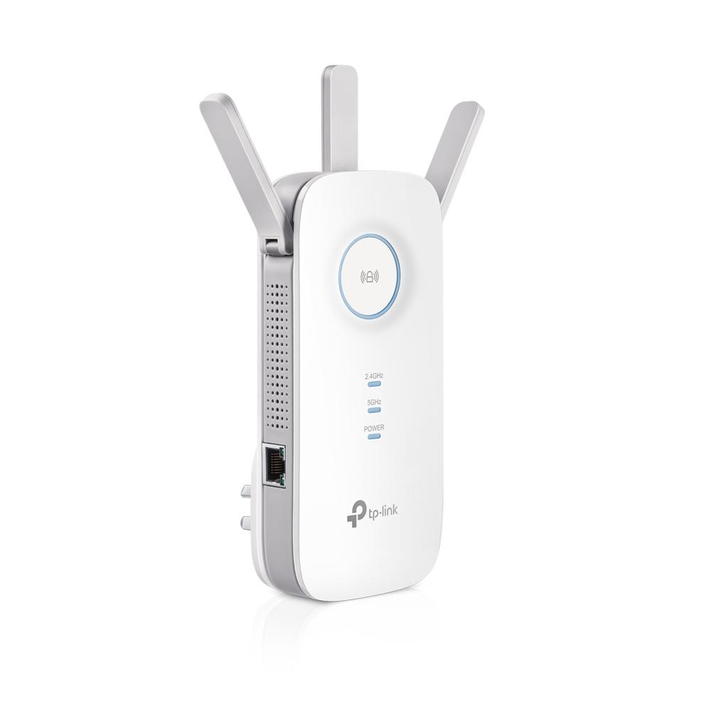 WIFI RANGE EXTENDER UNIVERSALE WIRELESS TP-LINK AC1750 RE450 1300Mbps at 5GHz 450Mbps 802.11ac/a/b/g/n 3 ANTENNE INTERNE