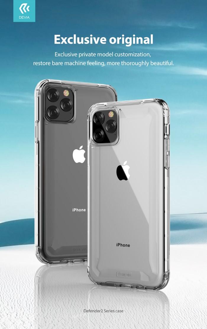 Cover Defender2 Alta Protezione Trasparente iPhone 11 Pro