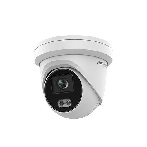 TELECAMERA HIKVISION EASY IP 4.0 COLORVU, TURRET 4MP OTTICA FISSA 2.8mm LUCE BIANCA 30mt WDR - DS-2CD2347G2-L(2.8mm)