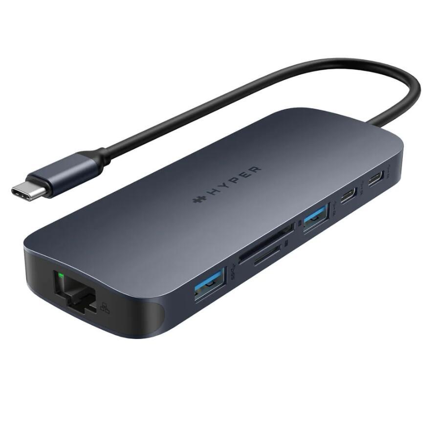 Targus HD4006GL replicatore di porte e docking station per laptop USB 3.2 Gen 2 3.1 Gen 2 Type-C Nero (HyperDrive GEN2 - dockin