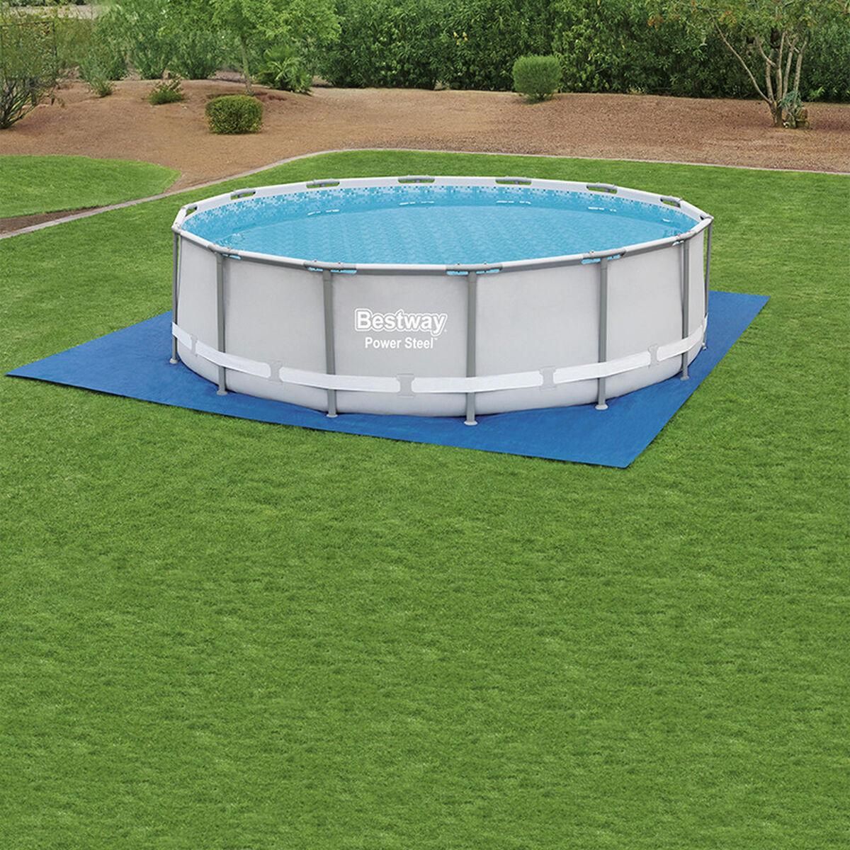 Tappeto di protezione per piscine rimovibili Bestway 488 x 488 cm