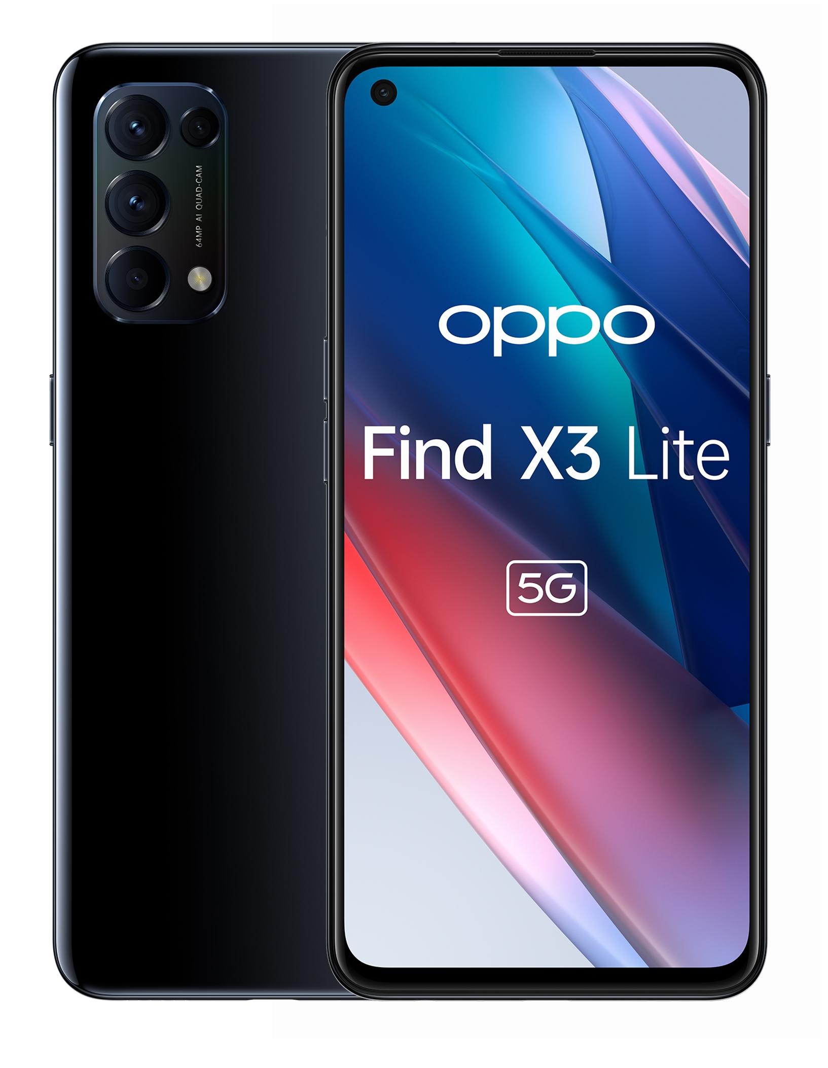 OPPO Find X3 Lite Smartphone 5G Qualcomm 765G Display 6.43" FHDAMOLED 4 Fotocamere 64MP RAM 8GB ESPANDIBILE FINO A 13GBROM 128G