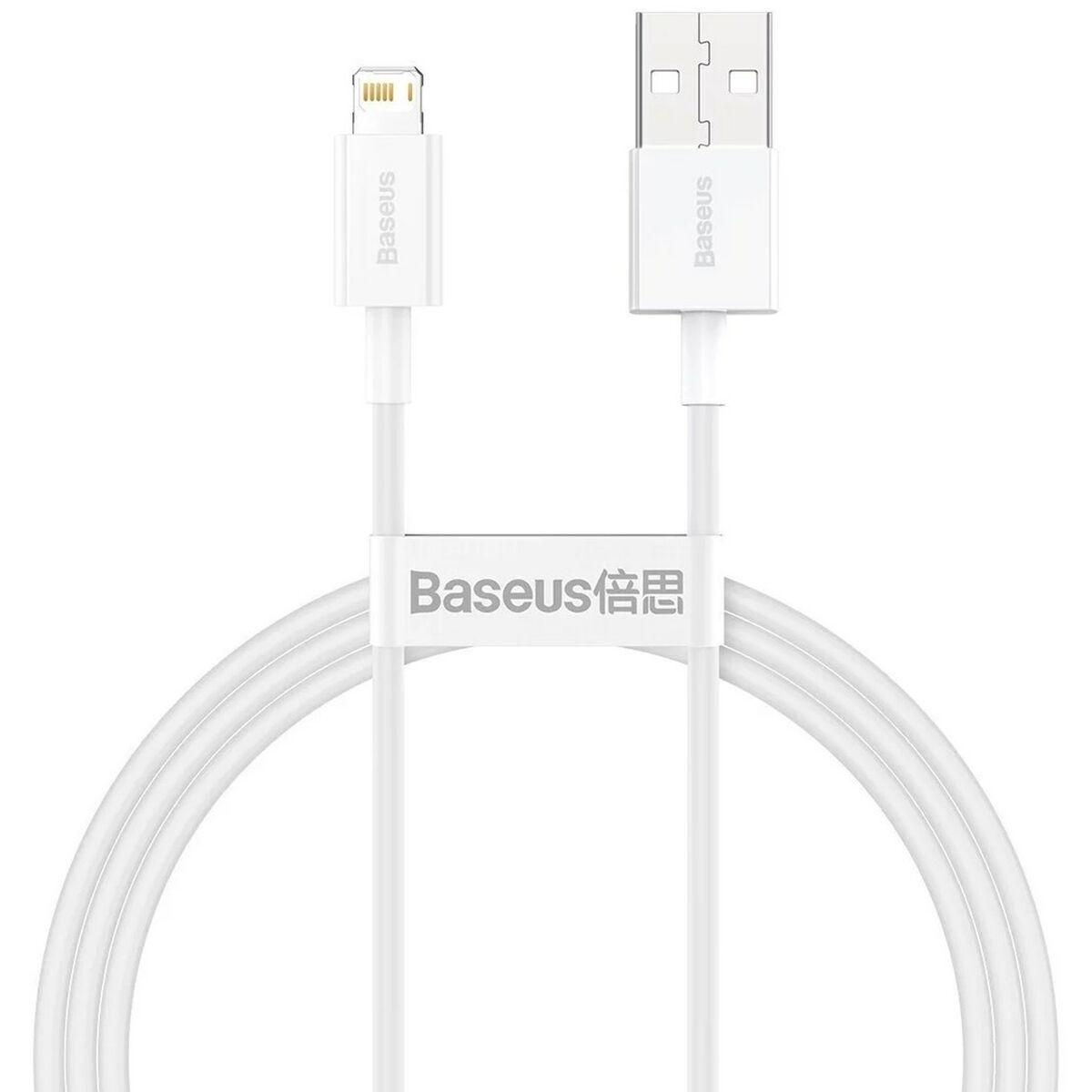 Baseus CALYS-A02 cavo per cellulare Bianco 1 m USB A Lightning (Baseus Superior Fast Charge USB-A to L)