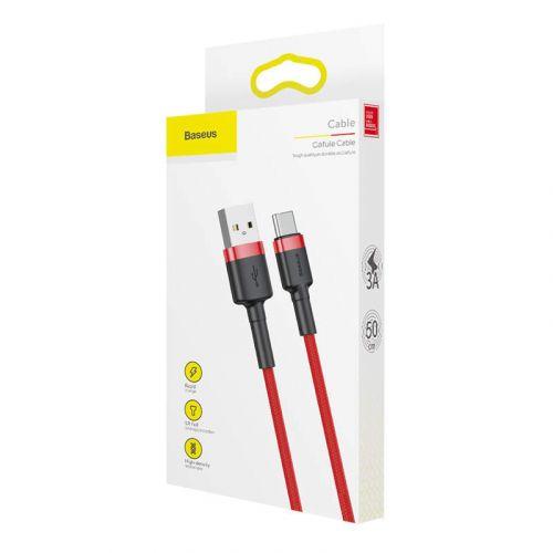 Cavo USB A con USB C Baseus CATKLF-A09 Rosso 50 cm 0,5 m