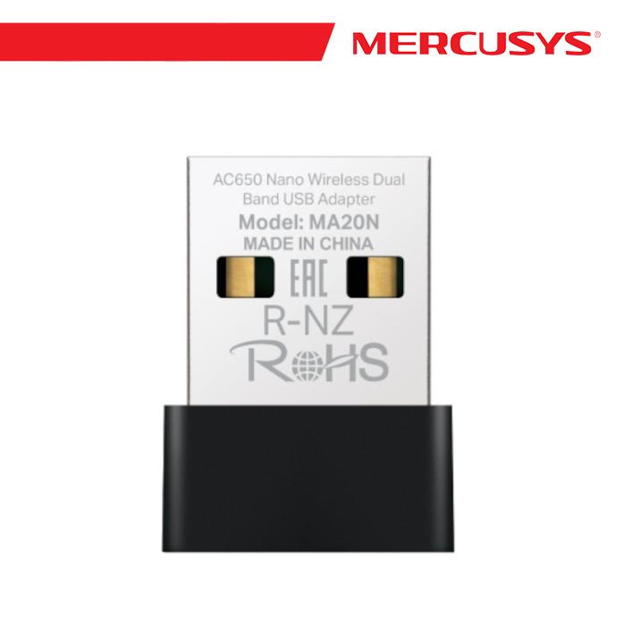 Mercusys AC650 Nano Wireless Dual Band USB Adapter