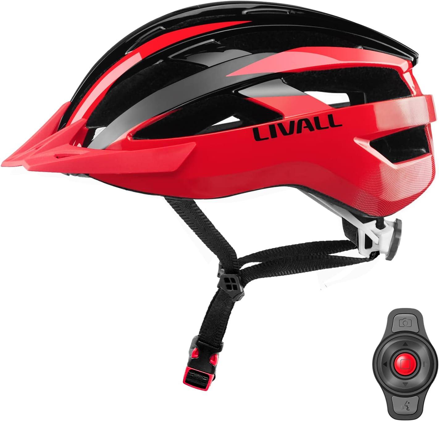 Casco mountain bike Smart Livall MT1 NEO Rosso - Taglia M