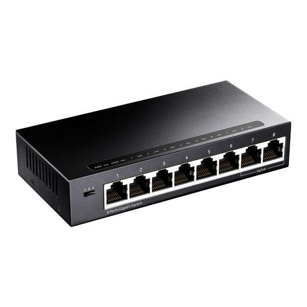 SWITCH 8P GIGABIT METAL DESKTOP