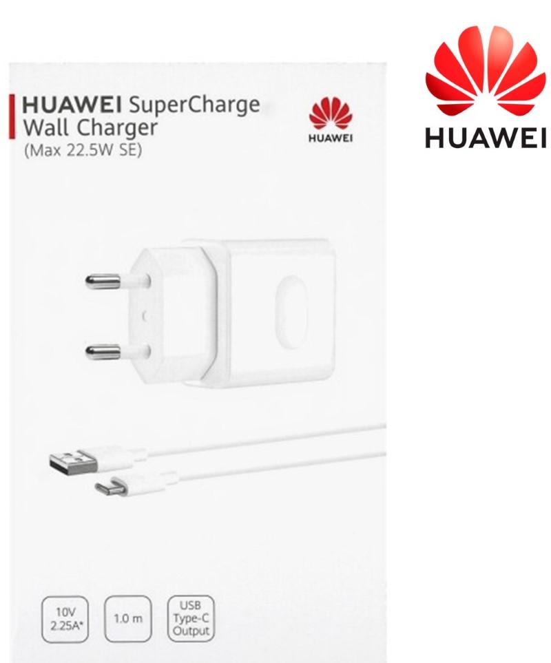 Caricabatteria Huawei CP404 22,50 W Con Cavo Tip-C Bianco