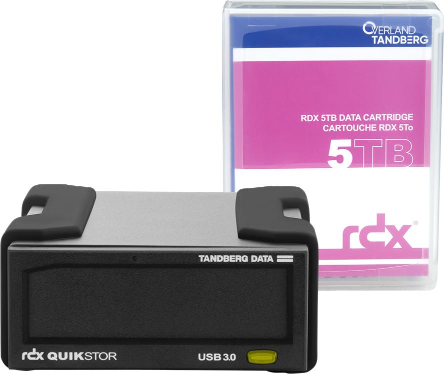 Overland-Tandberg 8882-RDX dispositivo di archiviazione di backup Disco di archiviazione Cartuccia RDX 5 TB