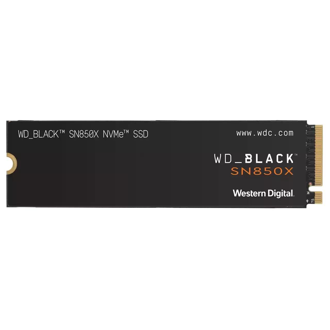 SSD WD Black SN850X - M.2 2280 1TB - PCIe 4.0 x4 NVMe - 0.33 DWPD - Senza dissipatore