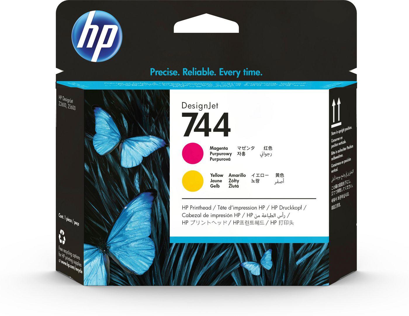 F9J87A HP 744 MAGENTA/GIALLO PRINTH