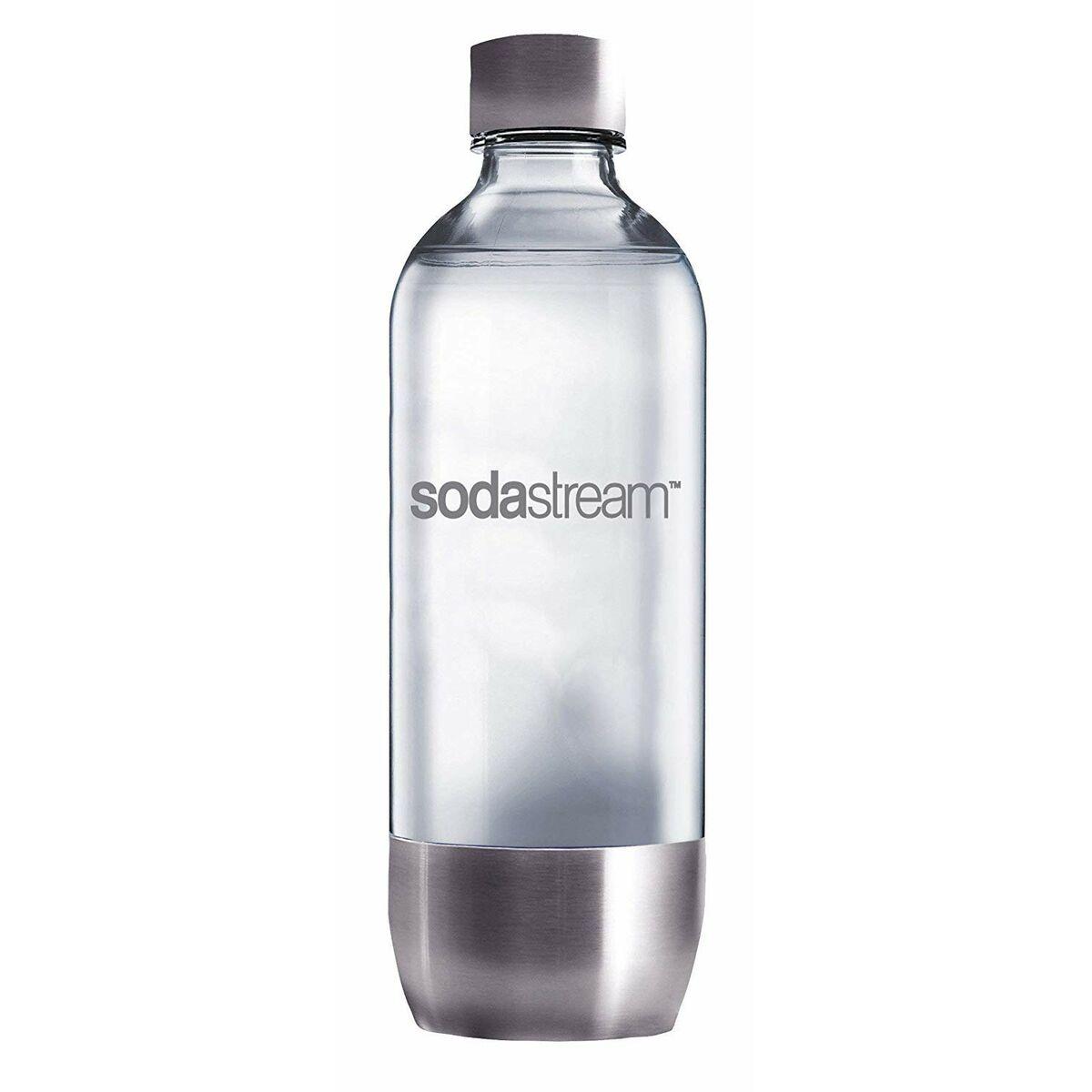 â€¢ Passend fÃ¼r: SodaStream â€¢ 1 Liter PET Flasche mit Edelstahl Boden und Deckel