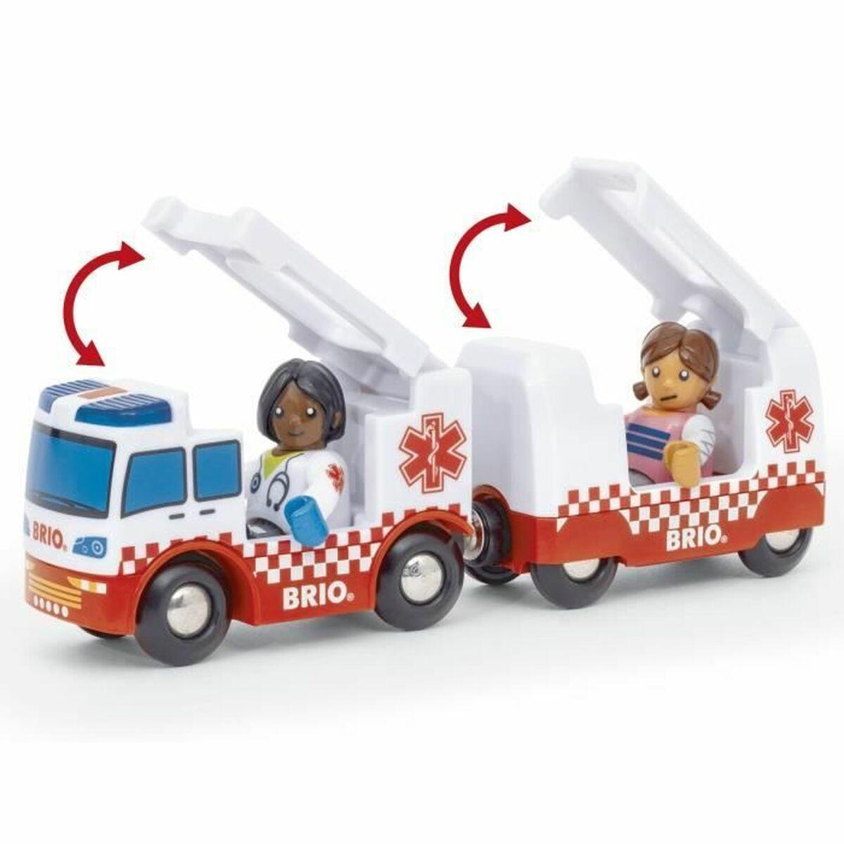 Playset Brio Rescue Ambulance 4 Pezzi