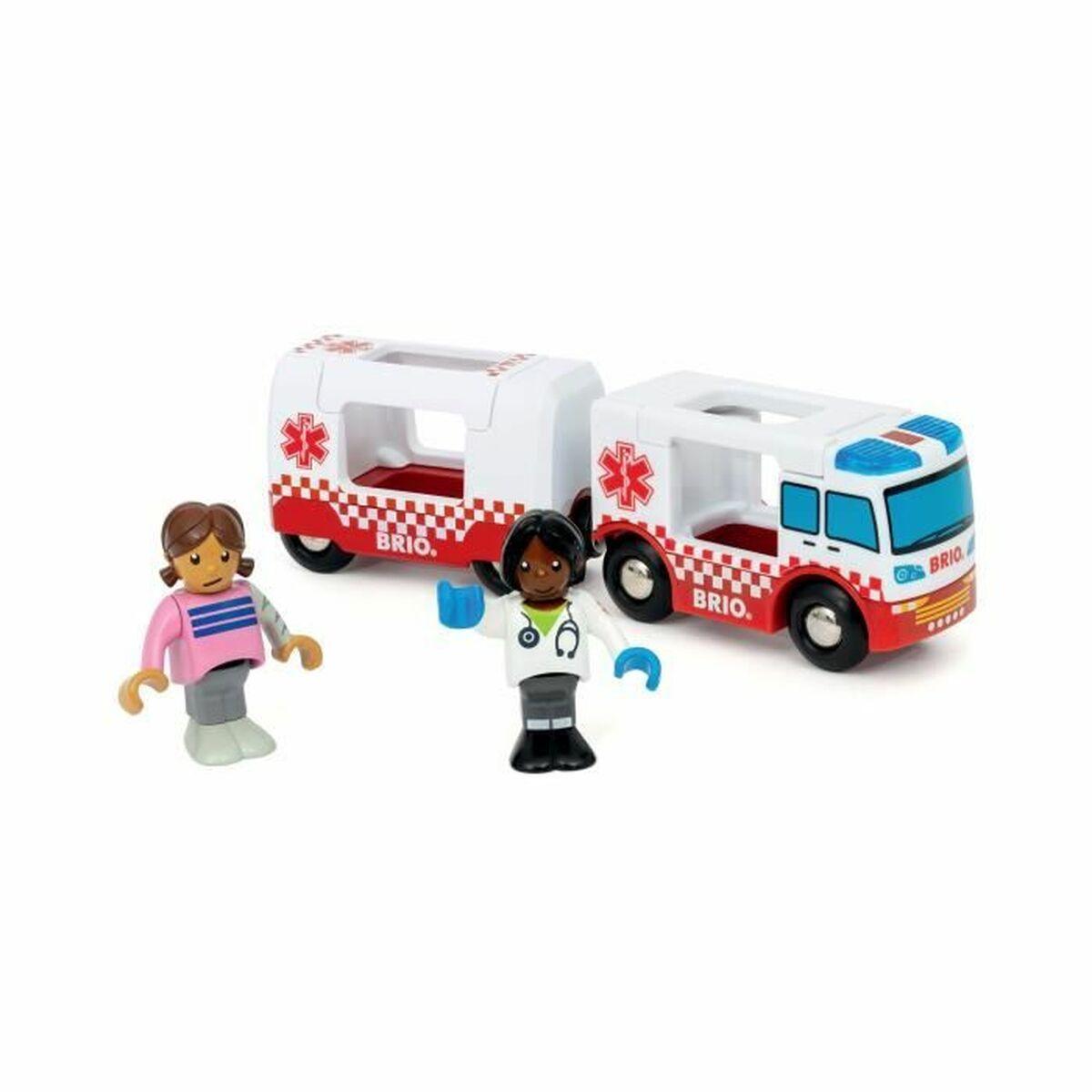 Playset Brio Rescue Ambulance 4 Pezzi