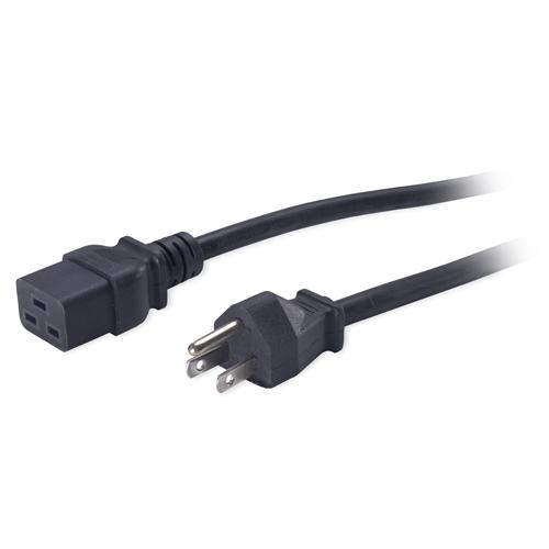 APC Pwr Cord, 15A, 100-120V, C19 to 5-15 Nero 2,5 m