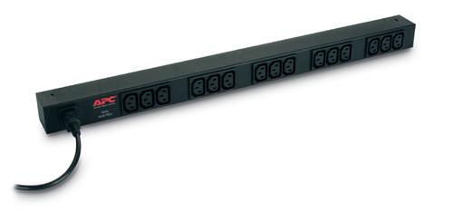 APC RACK PDU BASIC ZERO U 10A 230V unità di distribuzione dell'energia (PDU) 15 presa(e) AC 0U Nero