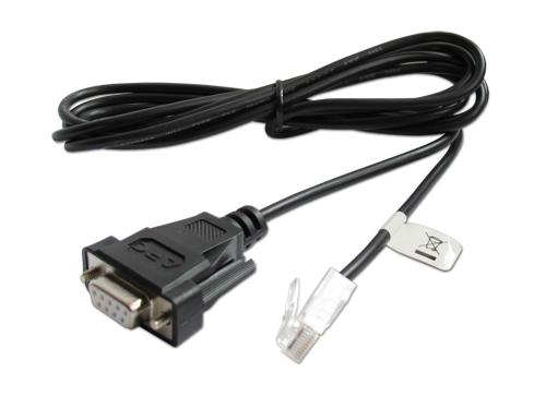 APC AP940-0625A adattatore per inversione del genere dei cavi DB9 RJ45 Nero