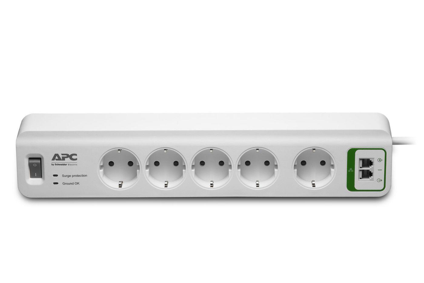 APC PM5T-GR protezione da sovraccarico Bianco 5 presa(e) AC 230 V 1,83 m