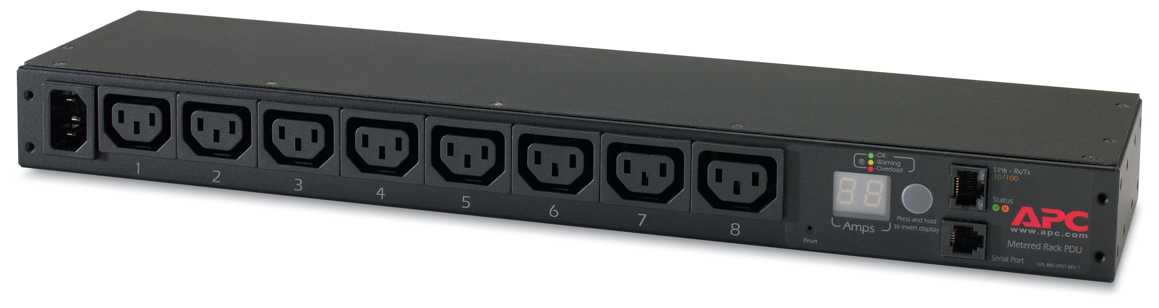 APC AP7820B unità di distribuzione dell'energia (PDU) 8 presa(e) AC 0U/1U Nero